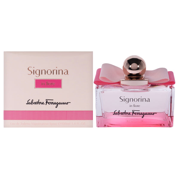 Salvatore Ferragamo Signorina In Fiore by Salvatore Ferragamo for Women - 3.4 oz EDT Spray