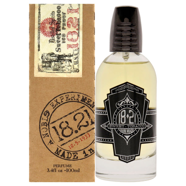 18.21 Man Made Spirits - Sweet Tobacco by 18.21 Man Made for Men - 3.4 oz Parfum Spray