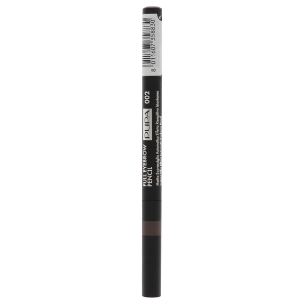 Pupa Milano Full Eyebrow Pencil - 002 Brown by Pupa Milano for Women - 0.007 oz Eyebrow