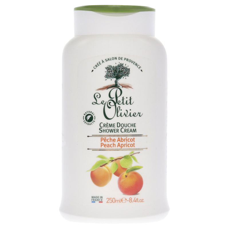 Le Petit Olivier Shower Cream - Peach Apricot by Le Petit Olivier for Women - 8.4 oz Shower Cream