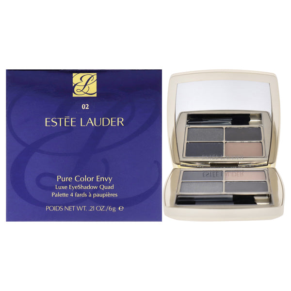 Estee Lauder Pure Color Envy Luxe Eyeshadow Quad - 02 Indigo Night by Estee Lauder for Women - 0.28 oz Eye Shadow