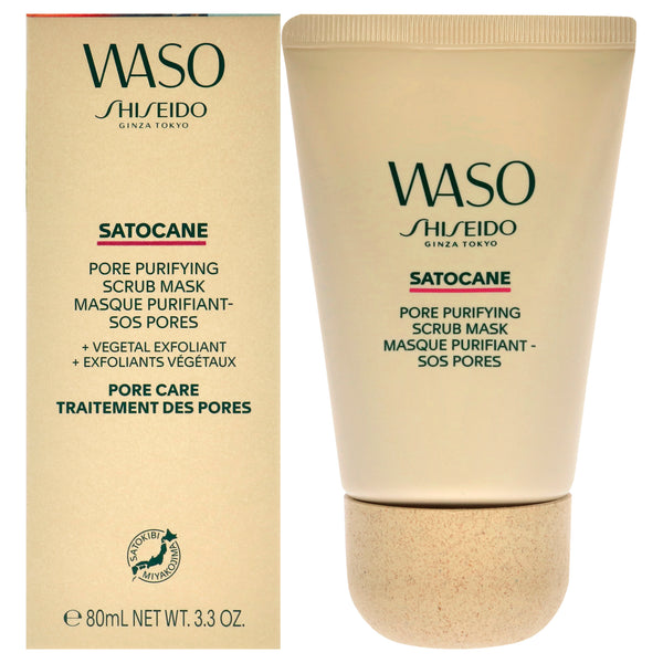 Shiseido Waso Satocane Pore Purifying Scrub Mask by Shiseido for Women - 3.3 oz Mask