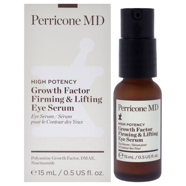 Perricone MD High Potency Growth Factor Firming and Lifting Eye Serum by Perricone MD for Unisex - 0.5 oz Serum