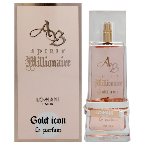 Lomani AB Spirit Millionaire Le Parfum Gold Icon by Lomani for Women - 3.3 oz EDP Spray