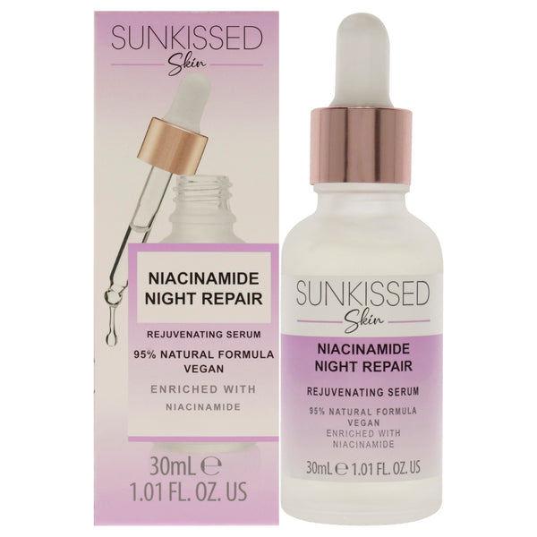 Sunkissed Niacinamide Night Repair Serum by Sunkissed for Unisex - 1.01 oz Serum