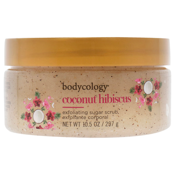 Bodycology Coconut Hibiscus Exfoliating Sugar Scrub by Bodycology for Women - 10.5 oz Scrub