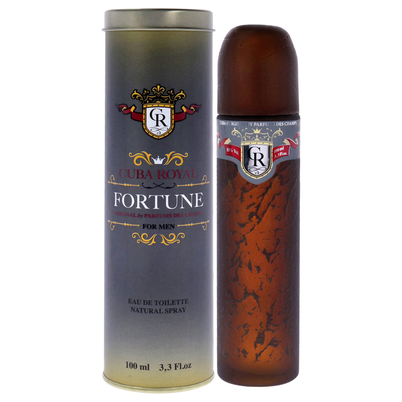 Cuba Cuba Royal Fortune by Cuba for Men - 3.3 oz EDT Spray