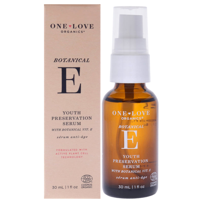 One Love Organics One Love Organics Botanical E Youth Preservation Serum by One Love Organics for Women - 1 oz Serum