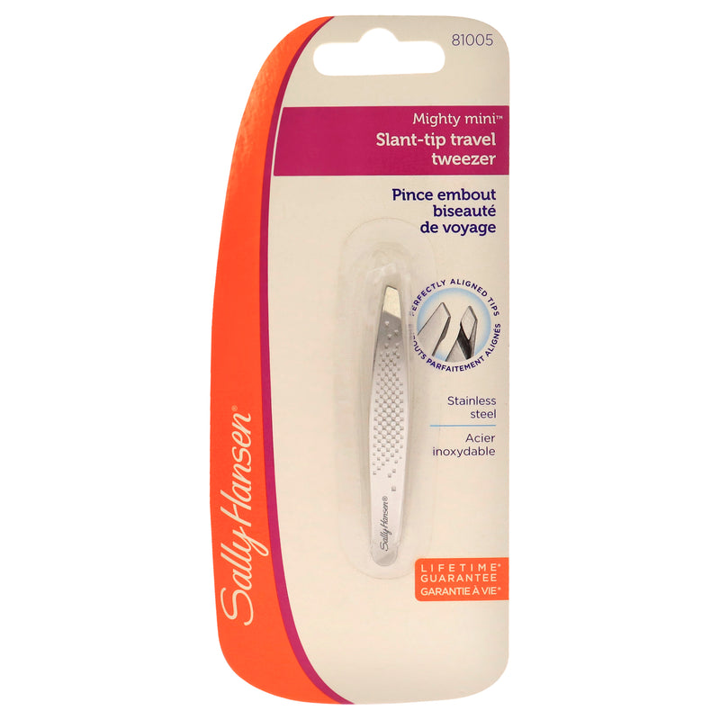 Sally Hansen Slant-Tip Travel Tweezer - 81005 by Sally Hansen for Unisex - 1 Pc Tweezer