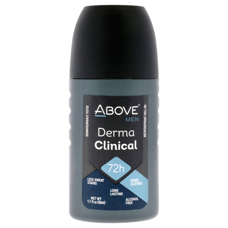 Above 72 Hours Derma Clinical Antiperspirant Deodorant by Above for Men - 1.7 oz Deodorant Roll-On