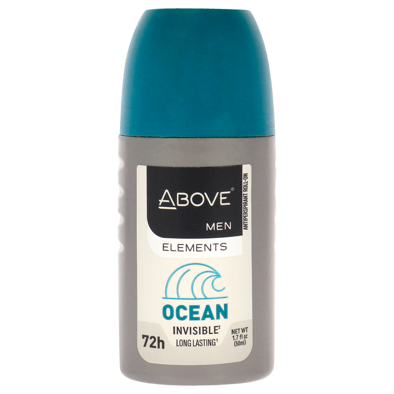 Above 72 Hours Element Antiperspirant Deodorant - Ocean by Above for Men - 1.7 oz Deodorant Roll-On