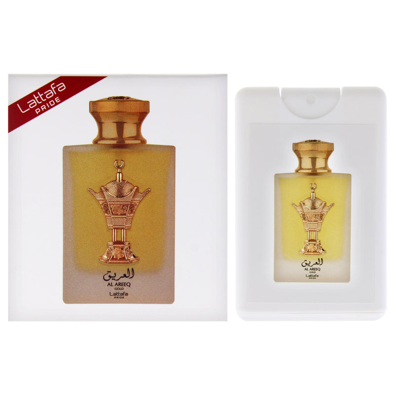 Al Areeq Gold by Lattafa for Women - 0.67 oz EDP Spray