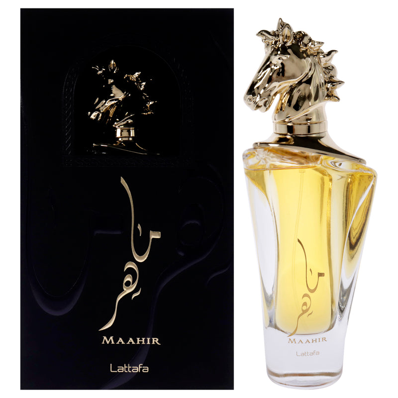 Lattafa Maahir by Lattafa for Unisex - 3.4 oz EDP Spray