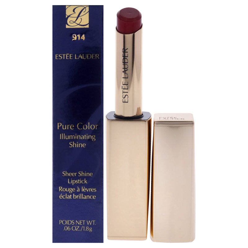 Estee Lauder Pure Color Illuminating Shine Lipstick - 914 Unpredictable by Estee Lauder for Women - 0.06 oz Lipstick