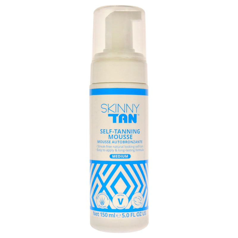 Skinny Tan Self-Tanning Mousse - Medium by Skinny Tan for Women - 5 oz Mousse