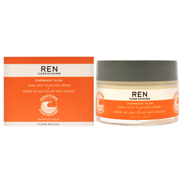 Ren Overnight Glow Dark Spot by REN for Unisex - 1.7 oz Cream