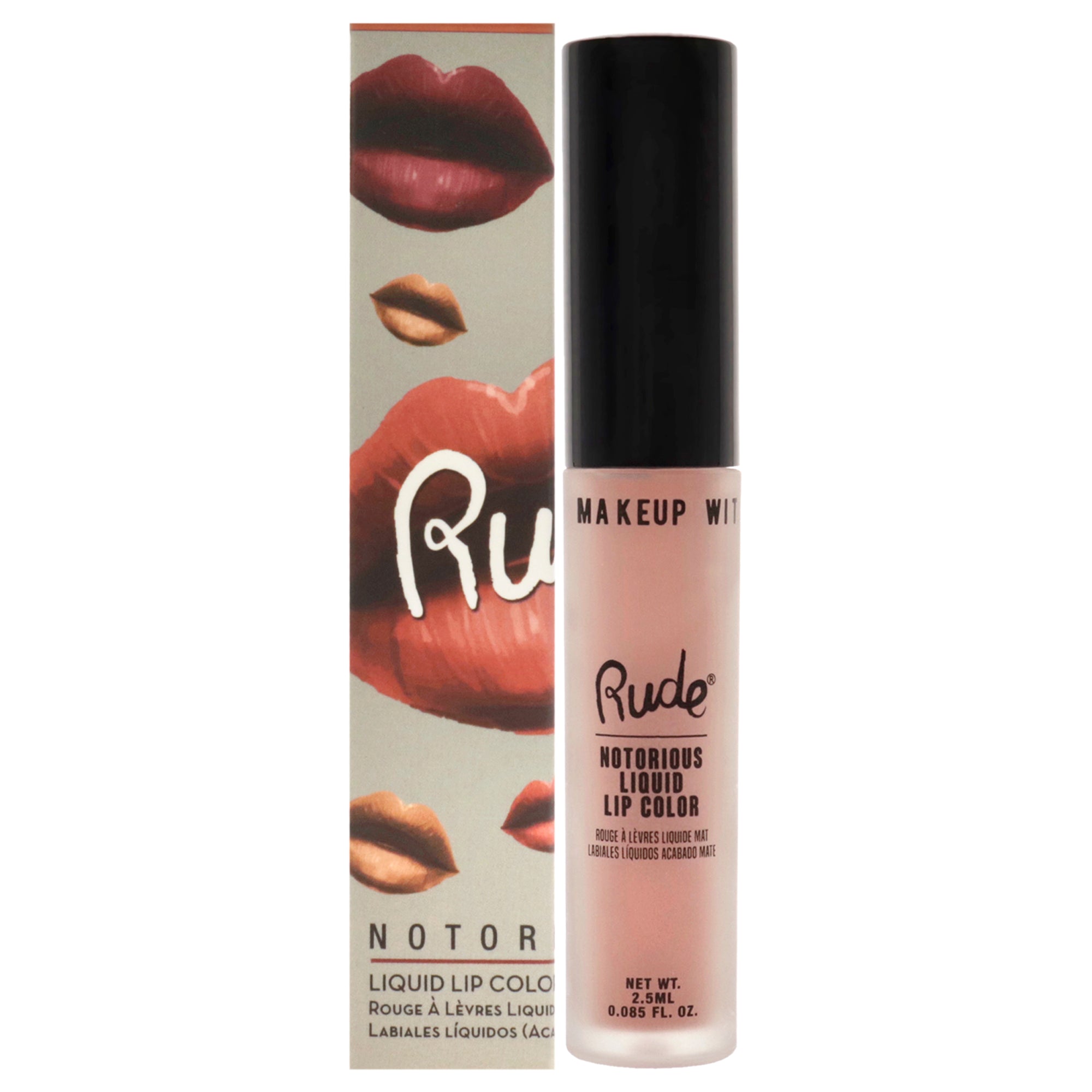 Rich And Rude Rude Cosmetics Notorious Rich Long Liquid Lip Color - Undressed by Rude ...