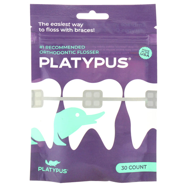 Platypus Orthodontic Flossers by Platypus for Unisex - 30 Count Floss