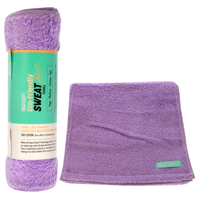 Facesoft Eco Sweat Active Towel - Lavender by Facesoft for Unisex - 1 Pc Towel