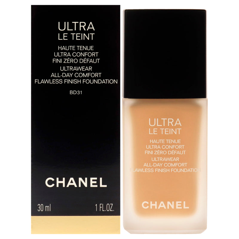 Chanel Ultra Le Teint Ultrawear Flawless Foundation - BD31 Medium Golden by Chanel for Women - 1 oz Foundation