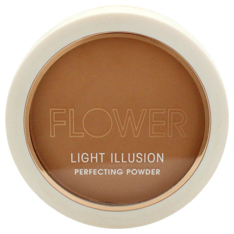 Light Illusion Perfecting Powder - D1 Caramel by Flower Beauty for Women - 0.28 oz Powder