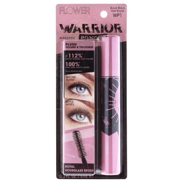 Warrior Princess Mascara - WP1 Royal Black by Flower Beauty for Women - 0.3 oz Mascara