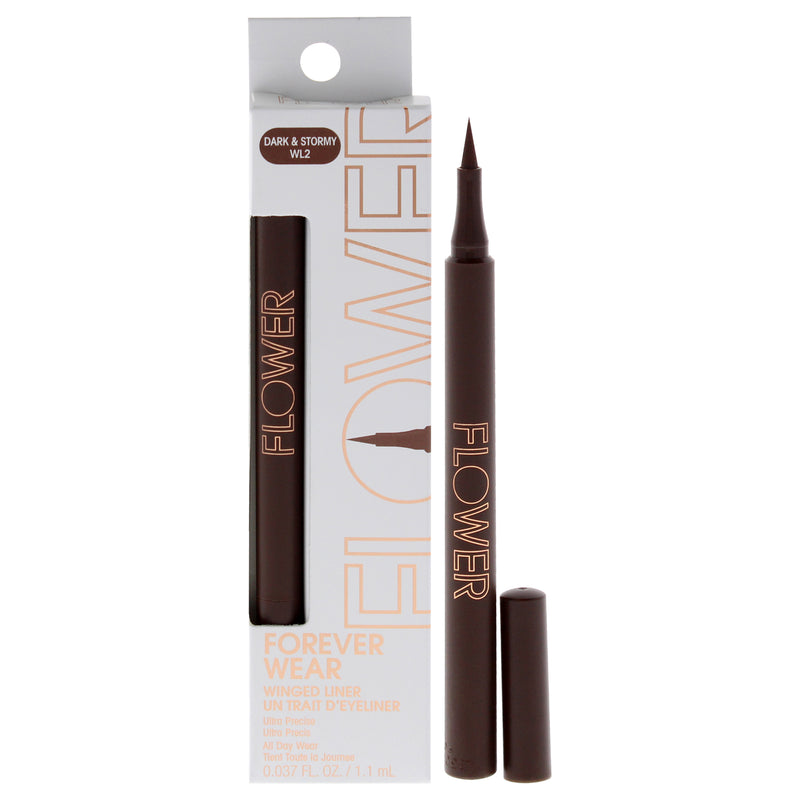 Flower Beauty Forever Wear Winged Liner - WL2 Dark and Stormy by Flower Beauty for Women - 0.037 oz Eyeliner