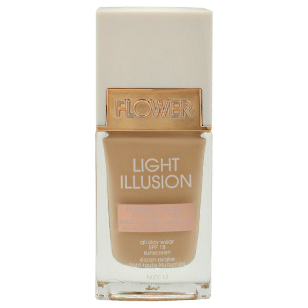 Flower Beauty Light Illusion Foundation SPF 18 - L3 Nude by Flower Beauty for Women - 1 oz Foundation