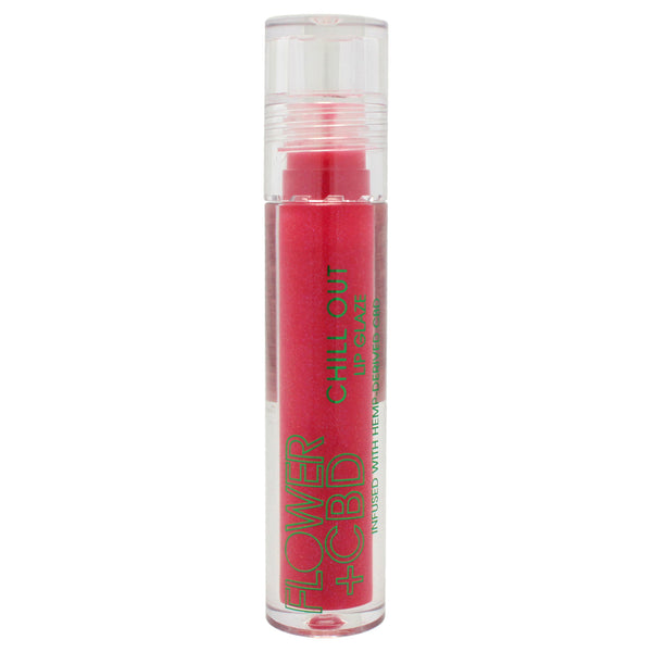 Flower Beauty CBD Chill Out Lip Glaze - Lets Roll by Flower Beauty for Women - 0.1 oz Lip Gloss