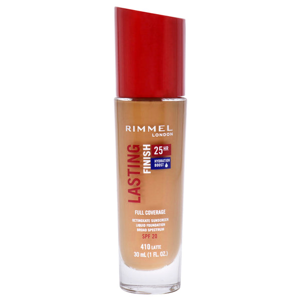 Covergirl Lasting Finish 25Hr Full Coverage Foundation SPF 20 - 410 Latte by CoverGirl for Women - 1 oz Foundation