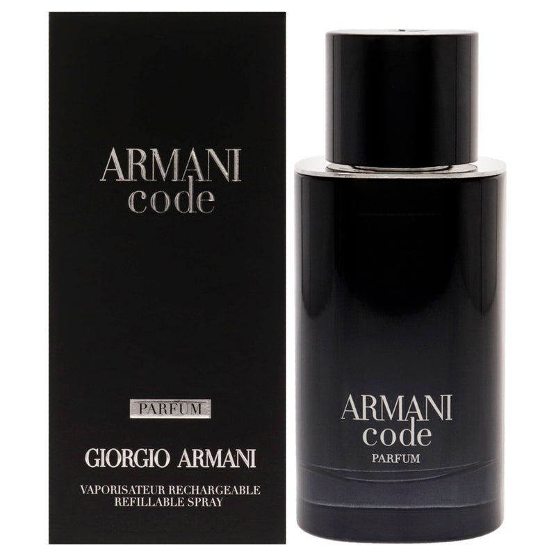 Giorgio Armani Armani Code by Giorgio Armani for Men - 2.5 oz Parfum Spray (Refillable)
