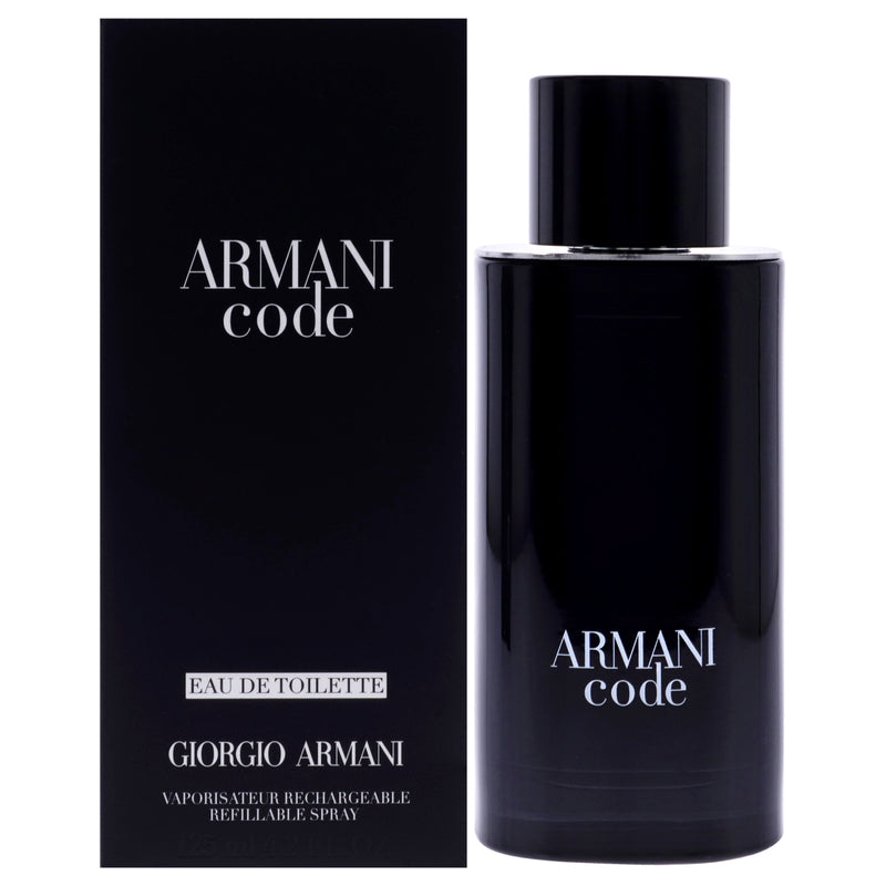 Giorgio Armani Armani Code by Giorgio Armani for Men - 4.2 oz EDT Spray (Refillable)