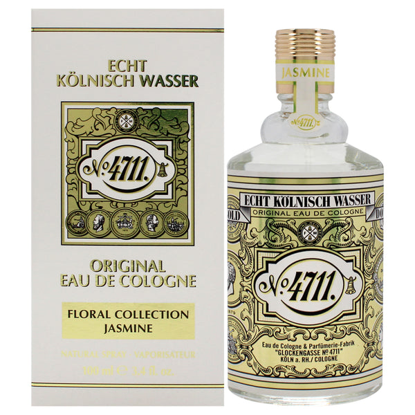 Muelhens 4711 Floral Collection - Jasmine by Muelhens for Unisex - 3.4 oz EDC Spray