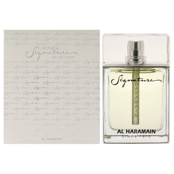 Al Haramain Signature by Al Haramain for Men - 3.33 oz EDT Spray