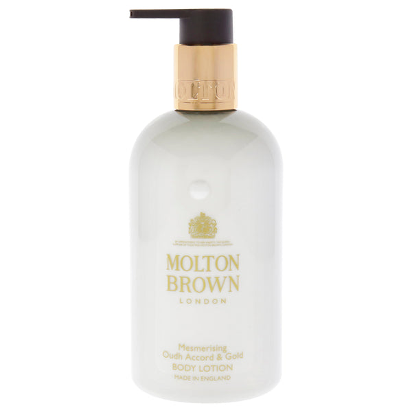 Molton Brown Mesmerising Oudh Accord and Gold Body Lotion by Molton Brown for Unisex - 10 oz Body Lotion