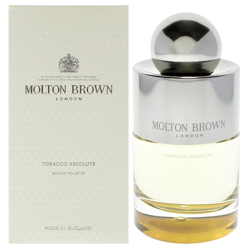 Molton Brown Tabacco Absolute by Molton Brown for Men - 3.3 oz EDT Spray