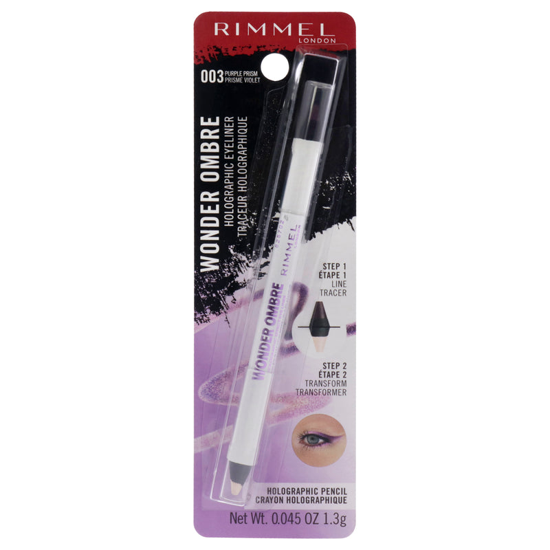 Rimmel London Wonder Ombre Holographic Eyeliner - 003 Purple Prism by Rimmel London for Women - 0.045 oz Eyeliner