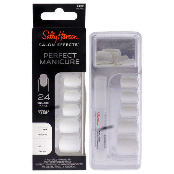 Sally Hansen Perfect Manicure - Get Mod by Sally Hansen for Women - 26 Pc 24 Nail, Nail File, Pre Pad