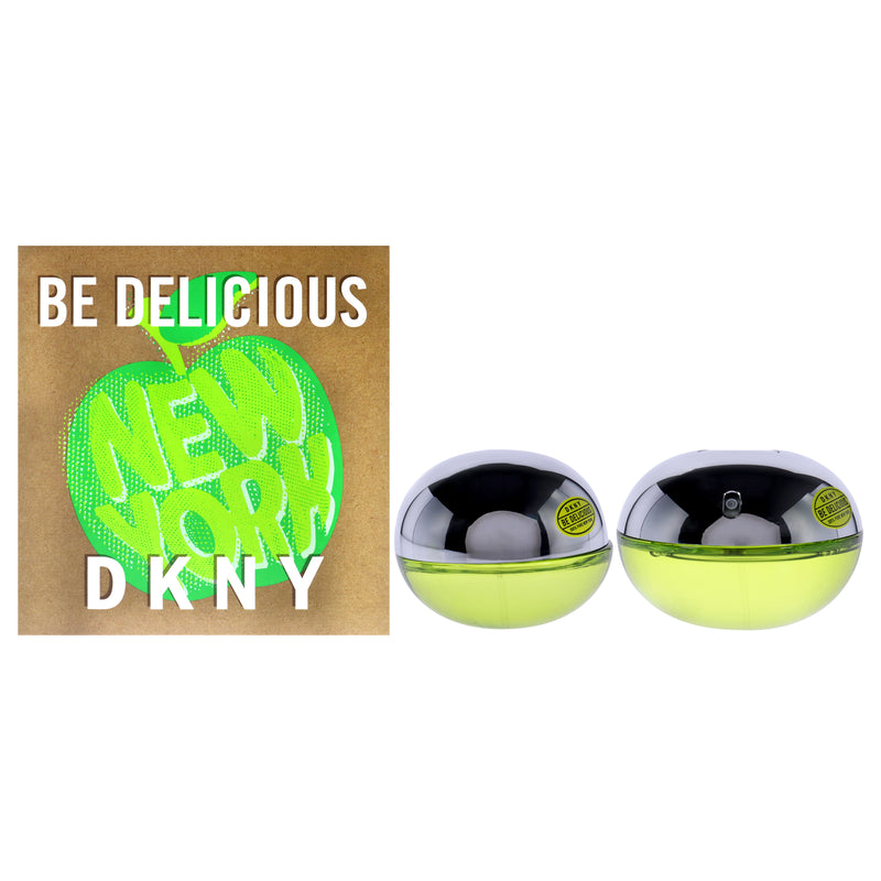 Donna Karan DKNY Be Delicious by Donna Karan for Women - 2 Pc Gift Set 3.4oz EDP Spray, 1oz EDP Spray