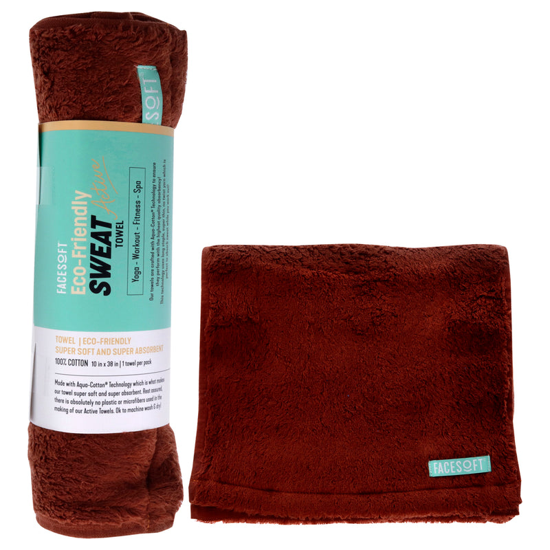 Facesoft Eco Sweat Active Towel - Cinnamon by Facesoft for Unisex - 1 Pc Towel