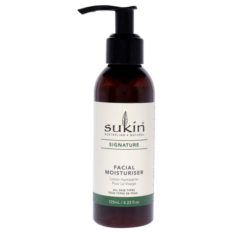 Sukin Signature Facial Moisturiser by Sukin for Women - 4.23 oz Moisturizer