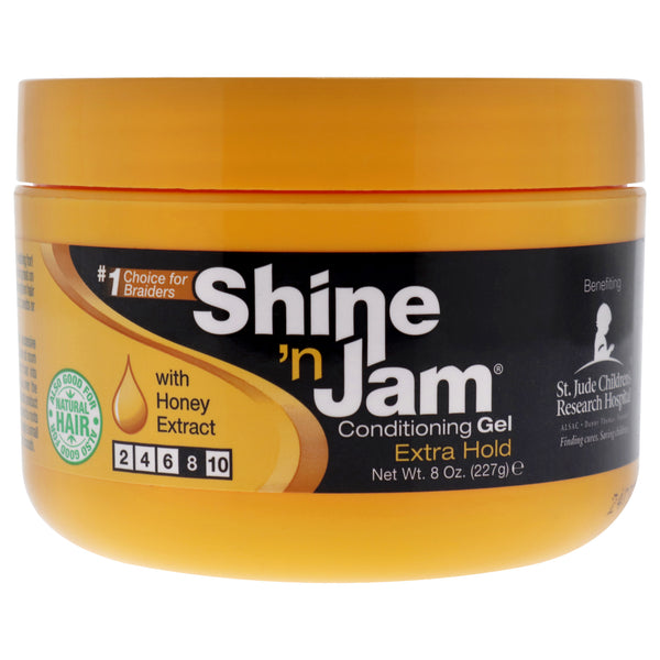 Ampro Shine-n-Jam Extra Hold by Ampro for Women - 8 oz Gel