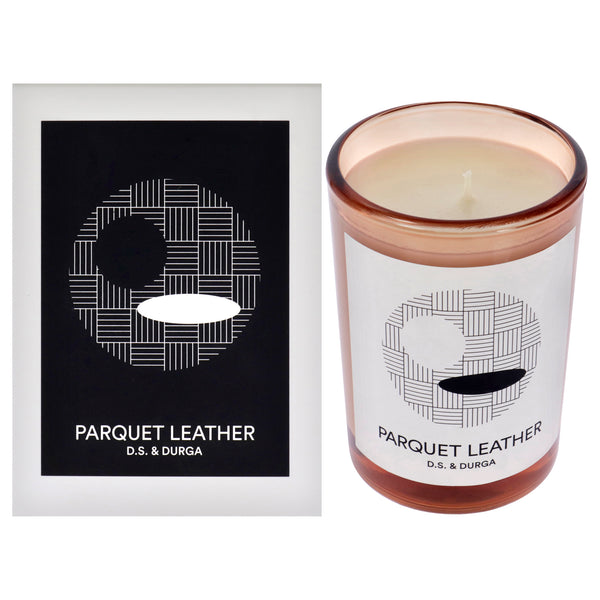 DS & Durga Parquet Leather by DS & Durga for Unisex - 7 oz Candle