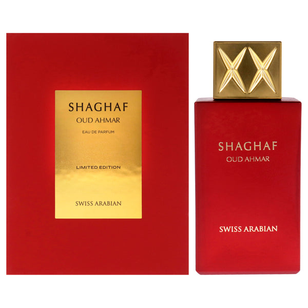 Swiss Arabian Shaghaf Oud Ahmar by Swiss Arabian for Unisex - 2.5 oz EDP Spray (Limited Edition)