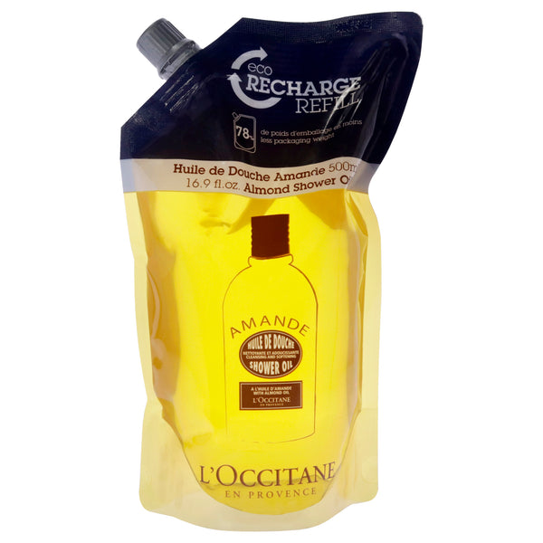 L'Occitane Almond Shower Oil Refill by LOccitane for Unisex - 16.9 oz Shower Oil (Refill)