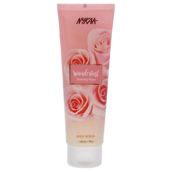 Nykaa Naturals Wanderlust Body Scrub - Country Rose by Nykaa Naturals for Women - 4.93 oz Scrub