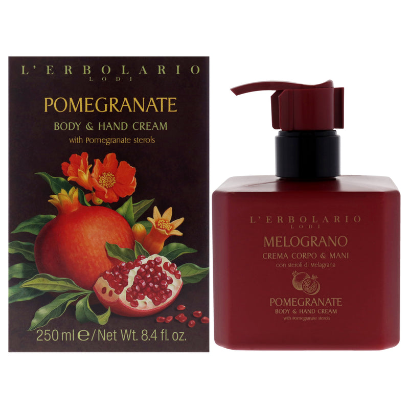 LErbolario Body and Hand Cream - Pomegranate by LErbolario for Unisex - 8.4 oz Cream