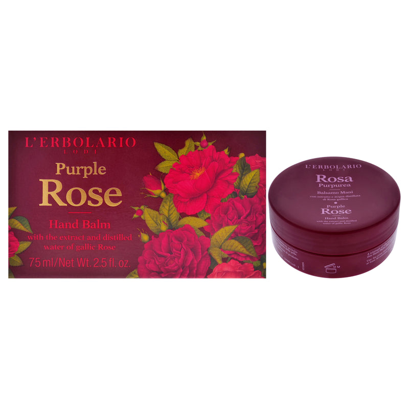 LErbolario Hand Balm - Purple Rose by LErbolario for Women - 2.5 oz Balm