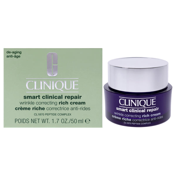 Clinique Smart Clinical Repair Wrinkle Correcting Rich Cream by Clinique for Women - 1.7 oz Cream