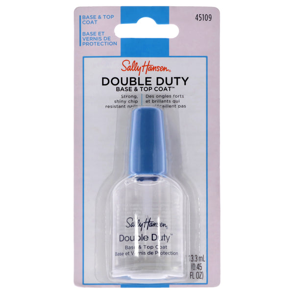 Sally Hansen Double Duty Base and Top Coat - 45109 by Sally Hansen for Women - 0.45 oz Nail Treatment